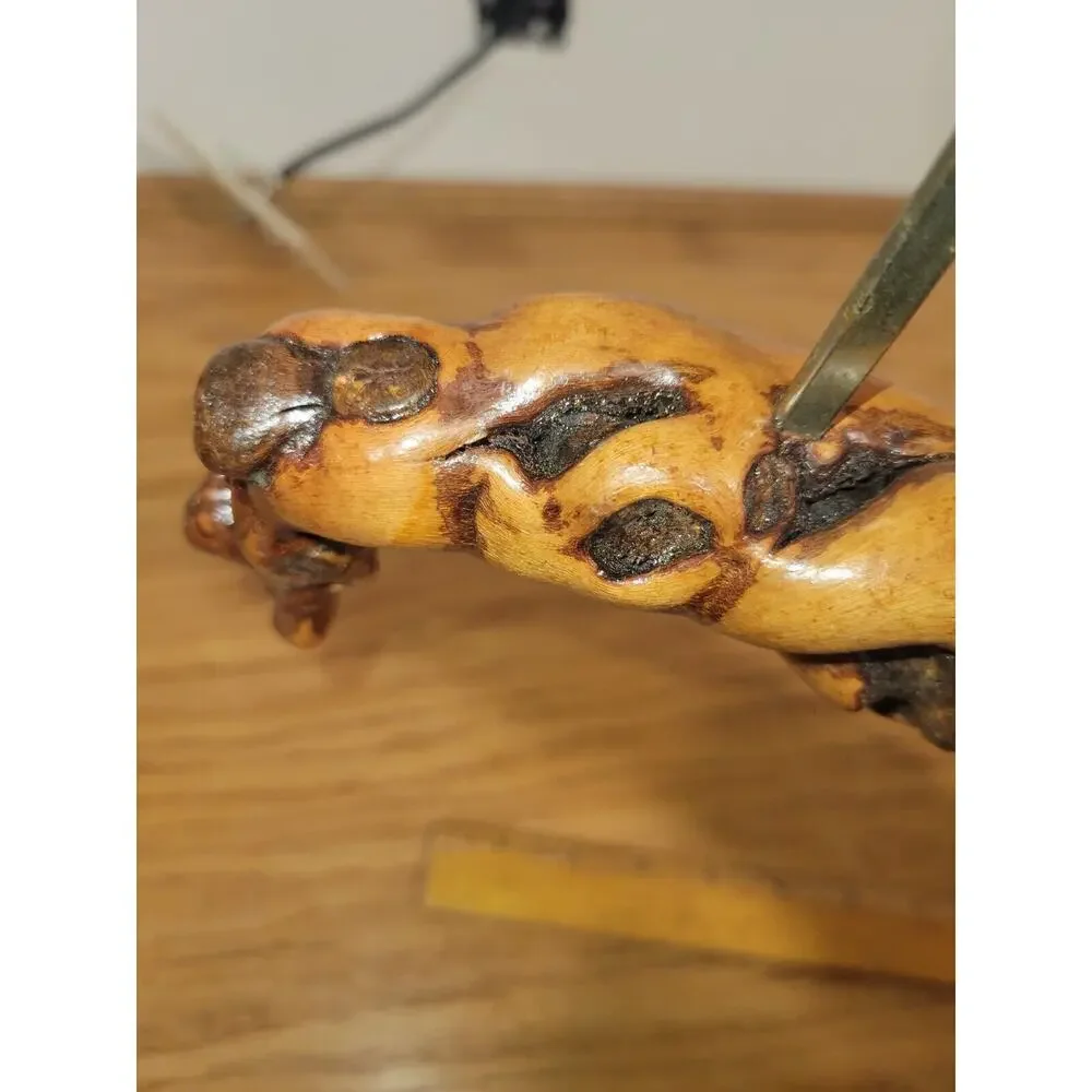 Vintage Driftwood Swiss Winery Caveau Des Vignerons Chexbres Cork Screw - Picture 6 of 7